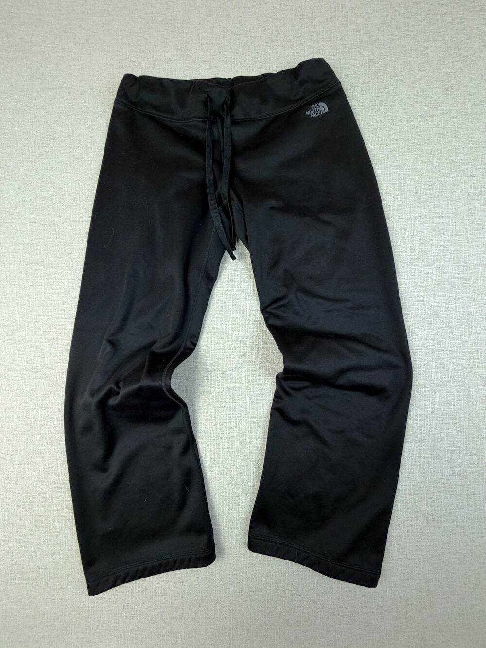 The North Face Women’s Black Fleece Sweatpants XL Drawstring Pockets EUC